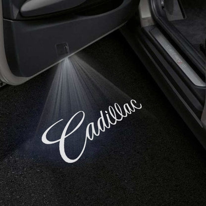 Cadillac BLS Door Stick On Puddle Lights Various Designs 2005-2010