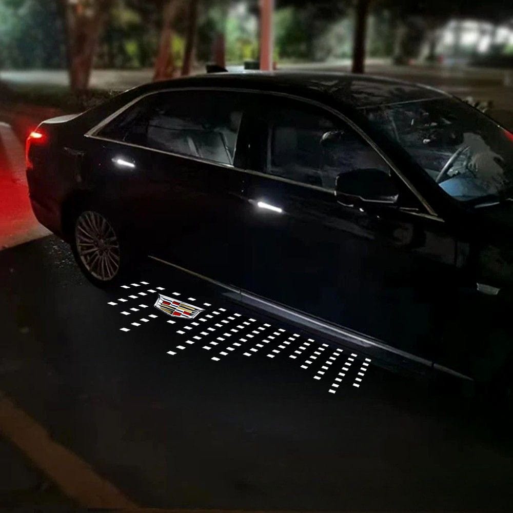 Cadillac CTS 3rd Gen Premium Under Side Wing Mirror Projector Puddle Lights Various Designs 2014-2019