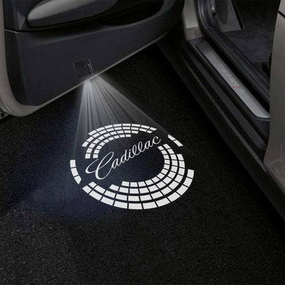 Cadillac Escalade 2nd/3rd Gen Door Stick On Puddle Lights Various Designs 2001-2014