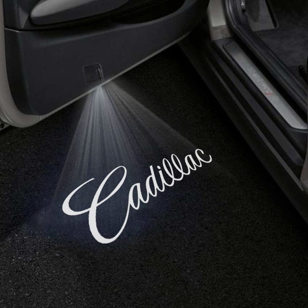 Cadillac XLR Door Stick On Puddle Lights Various Designs 2004–2009