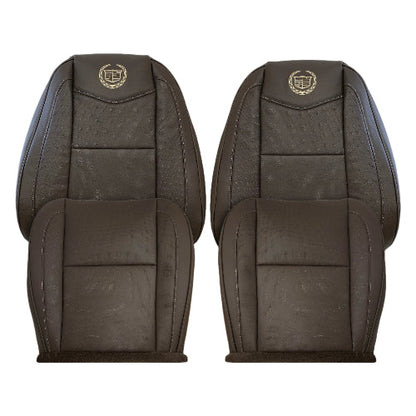 2007-2014 Cadillac Escalade Platinum Edition Replacement Synthetic Leather or Genuine Leather Seat Cover In Brown