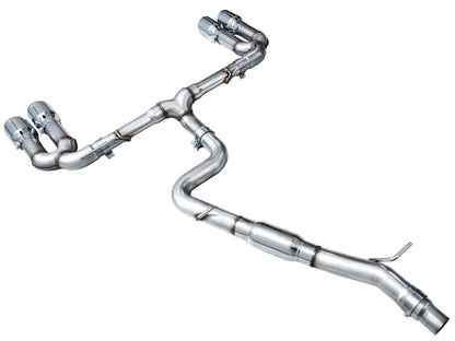 AWE Tuning AWE 22-24 Audi 8Y S3 Track Edition Exhaust  - Chrome Silver Tips 3020-42897
