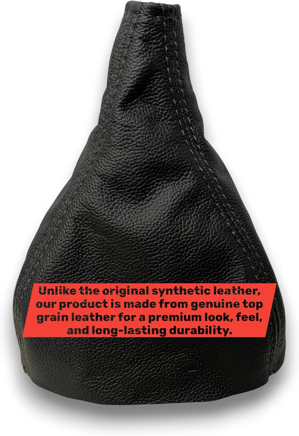 For Chevy Camaro Z28 Base RS 1993-1997 Genuine Leather MANUAL Shift Boot Cover In Black