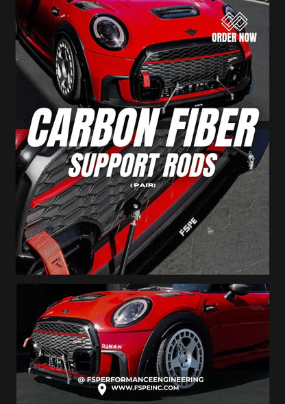 Carbon Fiber Adjustable Splitter Support Rods (PAIR)