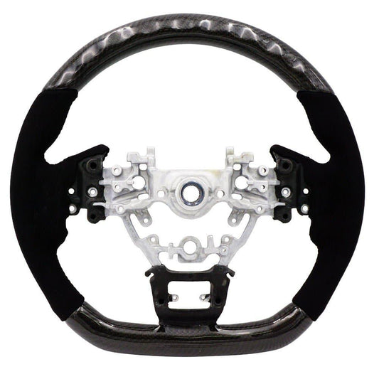BLOX Racing Carbon/Alcantara Steering Wheel - 22+ WRX