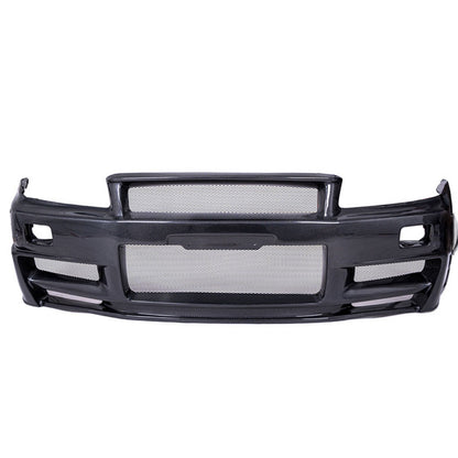 Full Carbon Fiber Z Tune Style Front End Conversion Kit for Nissan Skyline R34 GTT GTR