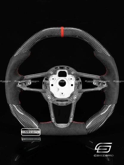 Carismo Steering Wheel For Audi R8 (Gen 2) - Signature - Gloss Carbon - Alcantara