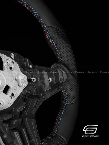 Carismo Steering Wheel For BMW G-Series (M Performance Wheels) - Signature - Full Leather (Heated)