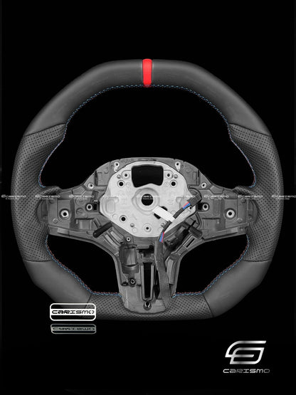 Carismo Steering Wheel For BMW G-Series (M Performance Wheels) - Signature - Full Leather (Heated)