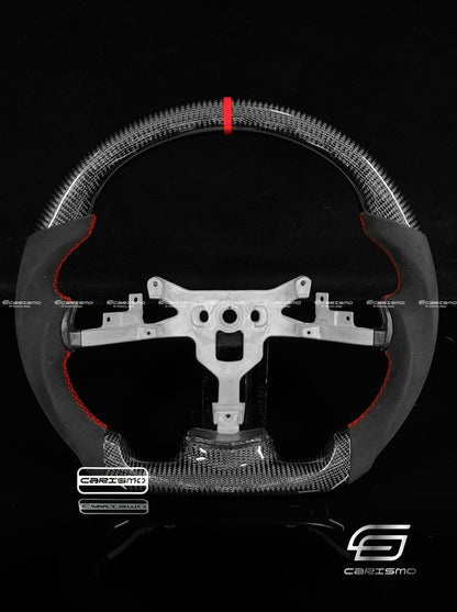 Carismo Steering Wheel For Chevrolet Corvette (C6) - Sport - Gloss Carbon - Alcantara