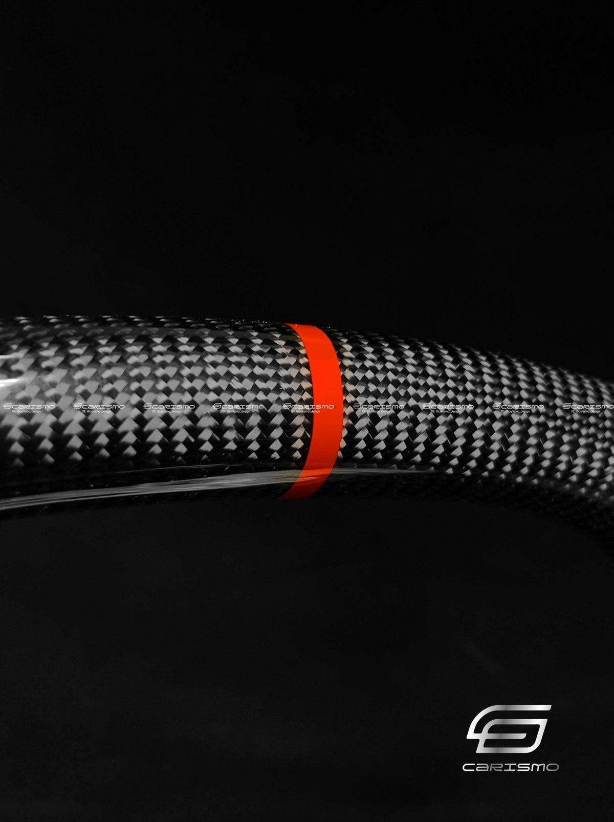 Carismo Steering Wheel For Chevrolet Corvette (C8) - Signature - Gloss Carbon - Perforated Leather