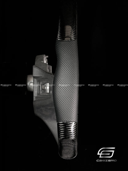 Carismo Steering Wheel For Lamborghini Aventador - Signature - Gloss Carbon - Perforated Leather