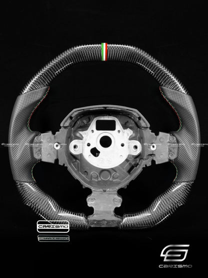 Carismo Steering Wheel For Lamborghini Aventador - Signature - Gloss Carbon - Perforated Leather