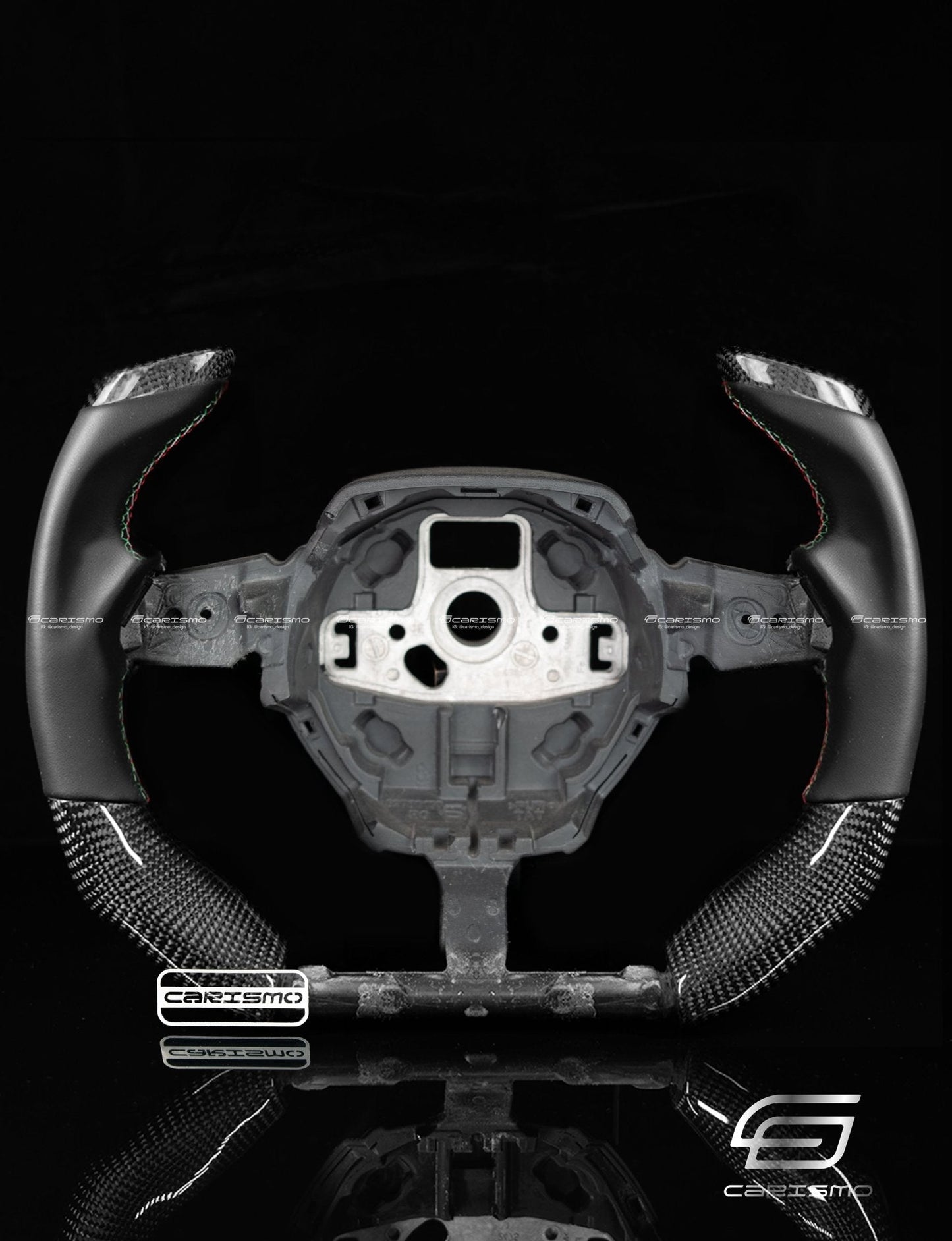 Carismo Steering Wheel For Lamborghini Huracan - F1 Competition - Gloss Carbon - Smooth Leather