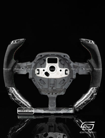 Carismo Steering Wheel For Lamborghini Huracan - F1 Competition - Gloss Forged Carbon - Alcantara