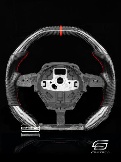 Carismo Steering Wheel For Lamborghini Huracan - Signature - Gloss Carbon - Perforated Leather
