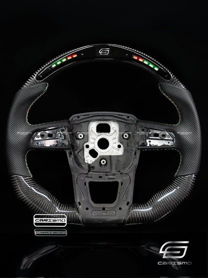 Carismo Steering Wheel For Lamborghini Urus - Classic RPM LED - Gloss Carbon - Perforated Leather