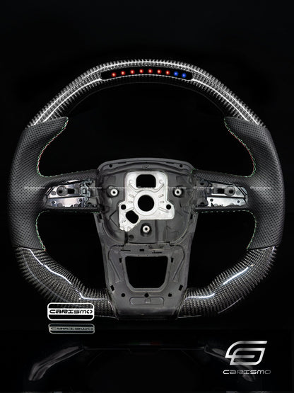 Carismo Steering Wheel For Lamborghini Urus - Sequential RPM LED - Gloss Carbon - Perforated Leather