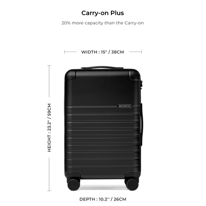 Essential Collection Suitcase Matte Black