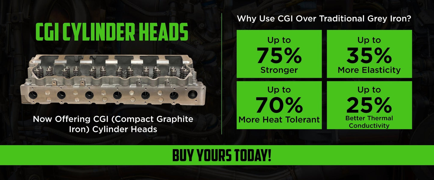 CAT  Compact Graphite Iron (CGI) Cylinder Head Stage 3