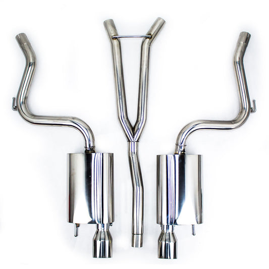 REV9 Ford Mustang 2.3L EcoBoost (S550) 2015-2023 Dual Cat-Back Exhaust(w/o Active Exhaust)