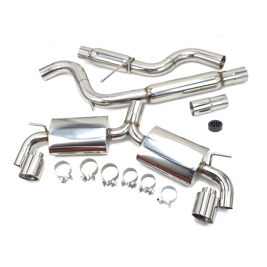 REV9 Cat-Back Muffler Exhaust Kit for Volkswagen Golf GTI MK7 2015-2017 2.0L Turbocharged