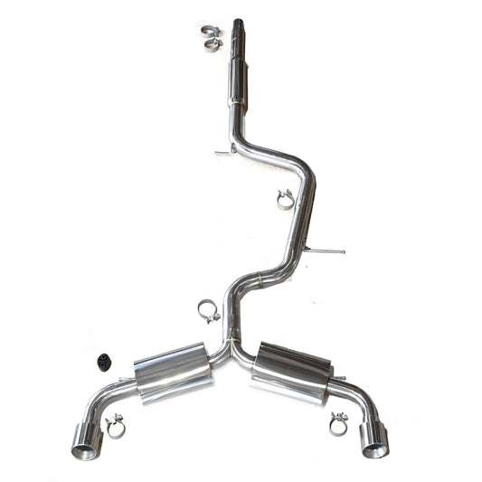 REV9 Cat-Back FlowMaxx Stainless Steel Exhaust Kit for Volkswagen Golf GTI MK8 2022-23 2.0L Turbocharged