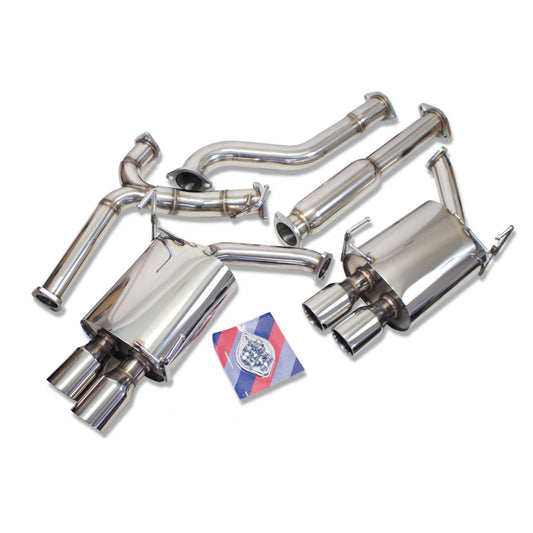 REV9 Subaru WRX (VB) 2022-2024 FlowMaxx Stainless Cat-Back Quad-Tip Exhaust System