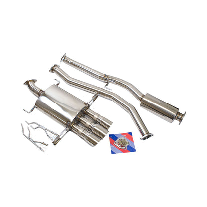 REV9 Cat-Back FlowMaxx Stainless Center Exit Exhaust Kit for Honda Civic Hatchback Sport 1.5T (FK) 2017-21 (2.75" pipe)