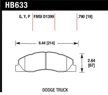 Hawk LTS Street Brake Pads