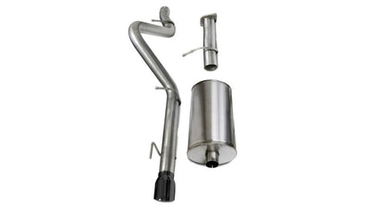 Corsa Performance 06-08 Chevrolet Trailblazer SS 6.0L V8 Black Sport Cat-Back Exhaust