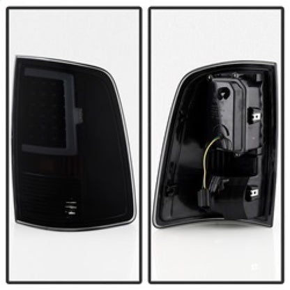 SPYDER xTune 13-18 Dodge Ram 1500 (LED Model Only) LED Tail Lights - Blk Smk (ALT-ON-DRAM13V2-LBLED-BSM) 9041020