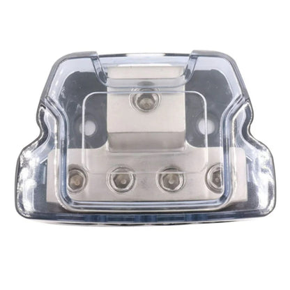 4 Way Power/Ground Distribution Block 0 AWG In, 4 AWG Out (Fits 4-8 AWG)