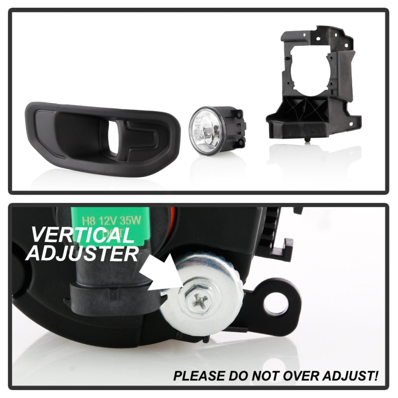 Spyder 19-20 Dodge Ram 1500 OEM Style Fog Lights w/Universal Switch- Clear (FL-DR19-C) 5086990