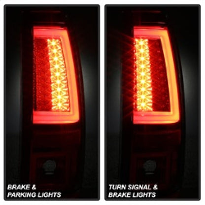 Spyder Chevy Silverado 1500/2500 99-02 Version 2 LED Tail Lights - Black ALT-YD-CS99V2-LED-BK 5081865