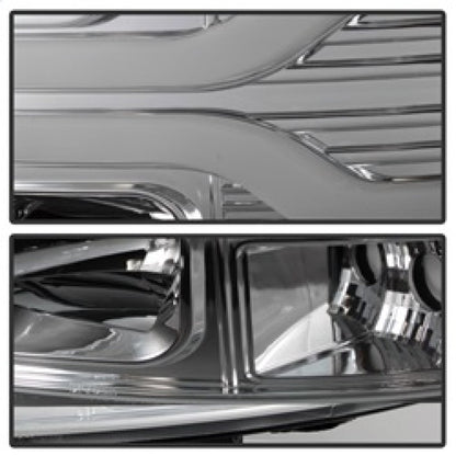 Spyder Chevy Silverado 1500 07-13 Version 3 Projector Headlights - Chrome PRO-YD-CS07V3-LBDRL-C 5083616