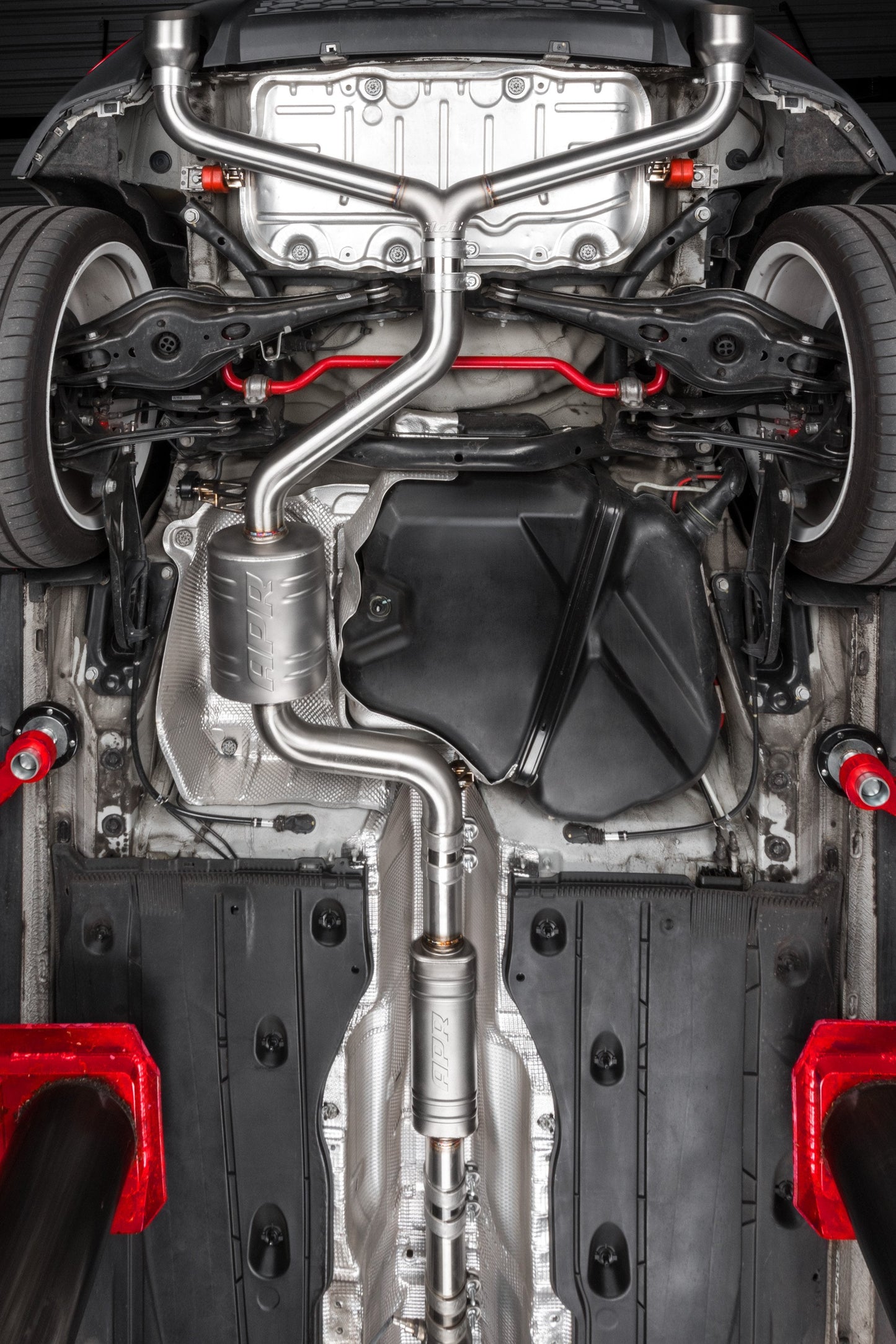 APR Catback Exhaust System (w/ Front Muffler) - GTI TRC (MK7.5)