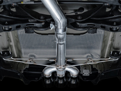 AWE Tuning 2024 Acura Integra Type S DE5 FWD Track Edition Exhaust w/ Triple Diamond Black Tips 3020-53335