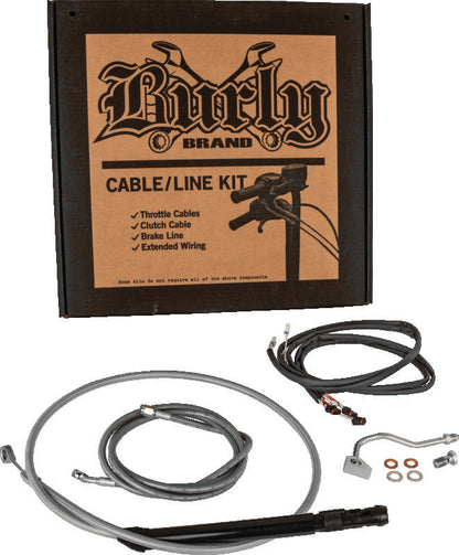 Burly Brand Bagger Control Kit 15in - Stainless Steel B30-1317