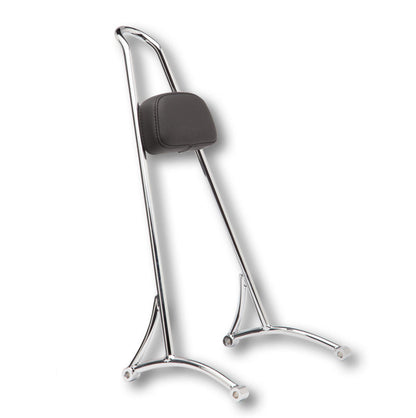 Burly Brand Tall Sissy Bar 20in - Chrome B13-1505C