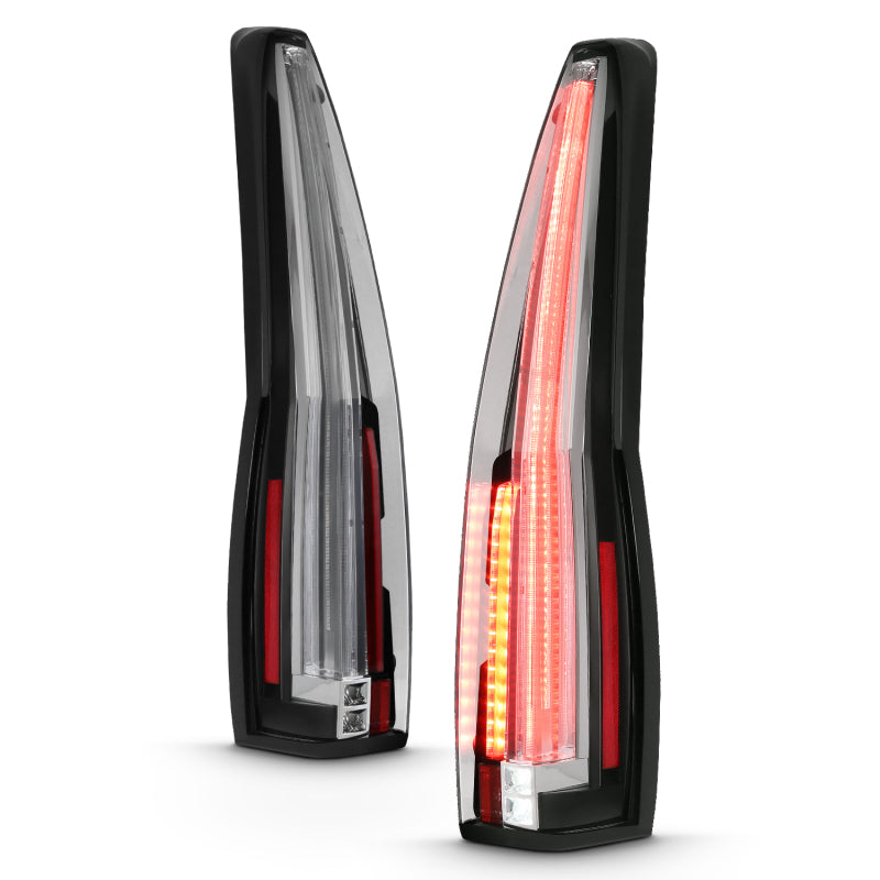ANZO 2007-2014 Chevrolet TahOE Led Taillights Red/Clear 311297