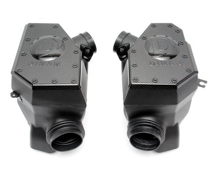 Dinan High Flow Air Mass Meter/Intake Assemblies - 2006-2010 BMW M5/M6 Injection-Molded Composite and Carbon Fiber - E60/E63/E63