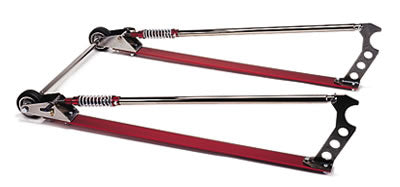 WHEEL-E-BAR CHROME/RED