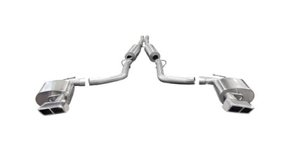 Corsa Performance 11-13 Dodge Challenger SRT-8 6.4L V8 Manual Polished Xtreme Cat-Back
