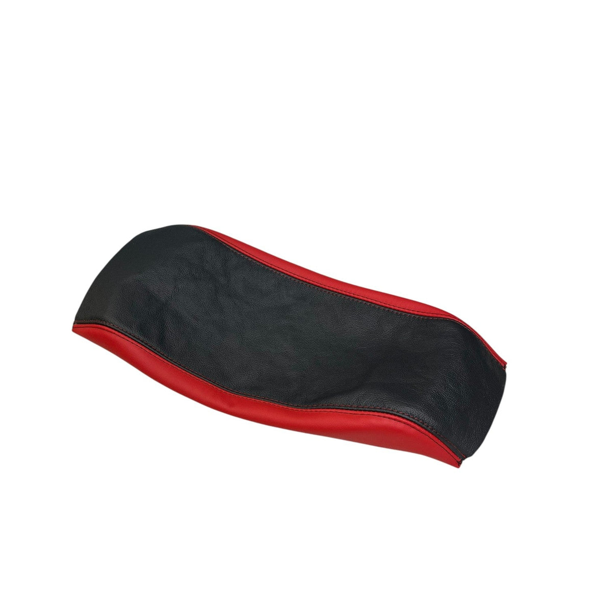 Torch Red & Black Leather Console Armrest Cover For Chevy Corvette C5 1997-2004
