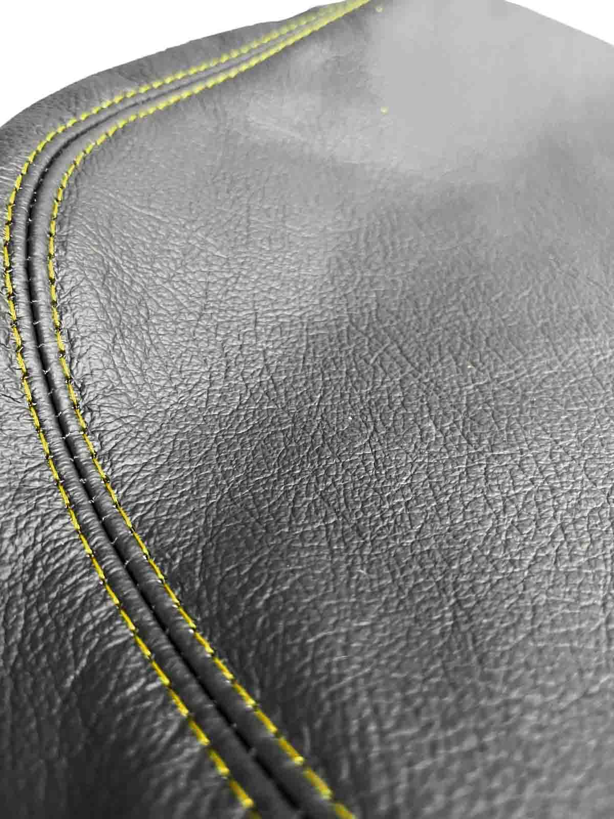 For 2014-2019 Chevy Corvette C7 Genuine Leather/Suede Console Armrest Cover