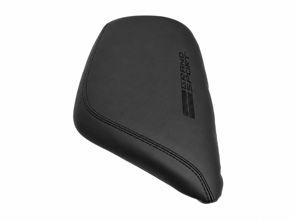 Embroidery Vinyl Console Armrest Cover Compatible With Chevy Corvette C7 2017 2018 2019