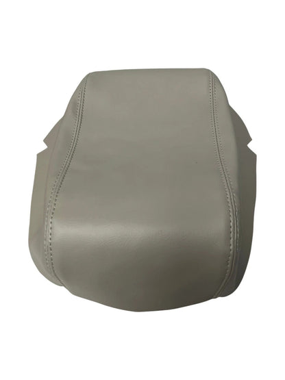 Microfiber Leather Center Console Cover In Light Stone Gray For Ford Explorer 2011-2019