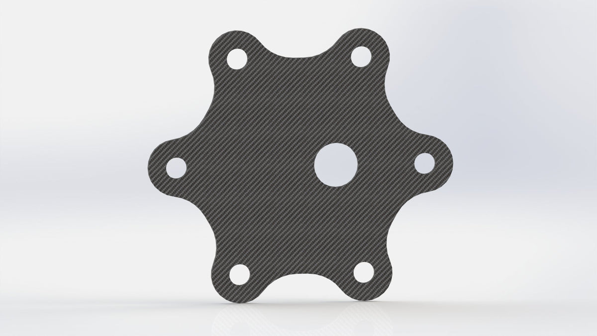 CARBON FIBER Riveted NRG SPARCO Glossy Steering Wheel Horn Cover Plate W/Button