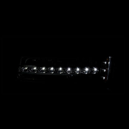 Anzo 2003-2006 Chevrolet Silverado 1500 LED Parking Lights Black w/ Amber R